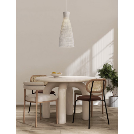 Lampa wisząca rattanowa boho Rion 35cm - Decolab24