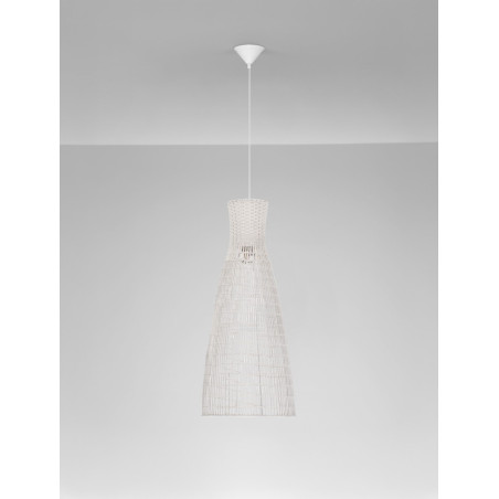 Lampa wisząca rattanowa boho Rion 35cm - Decolab24