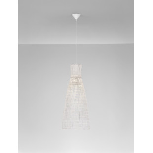 Lampa wisząca rattanowa boho Rion 35cm - Decolab24