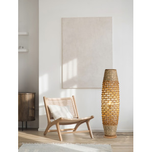 Lampa podłogowa boho Dana | 119cm | Brązowa | Decolab24
