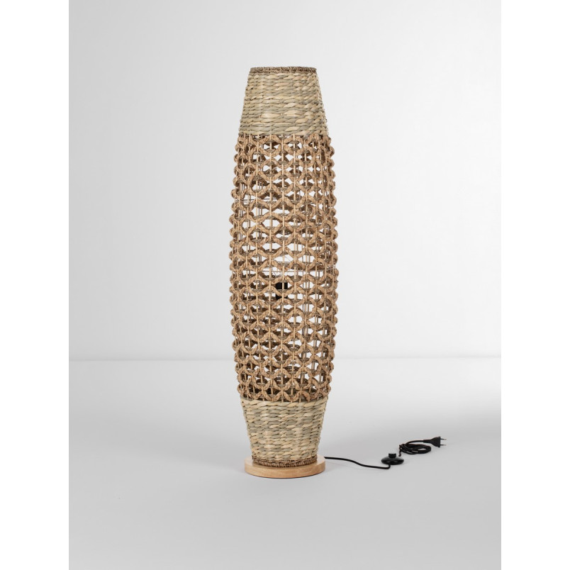 Lampa podłogowa boho Dana | 119cm | Brązowa | Decolab24