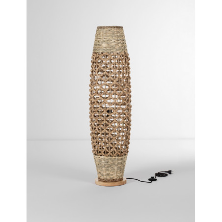 Lampa podłogowa boho Dana | 119cm | Brązowa | Decolab24