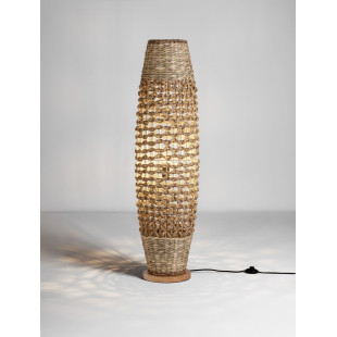 Lampa podłogowa boho Dana | 119cm | Brązowa | Decolab24