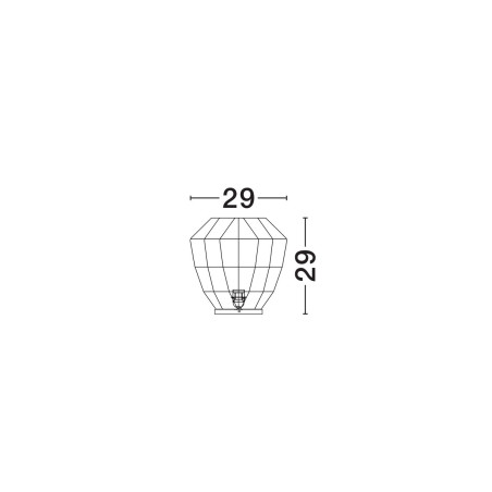 Lampa stołowa boho Coja | Drewno, trawa morska | Decolab24