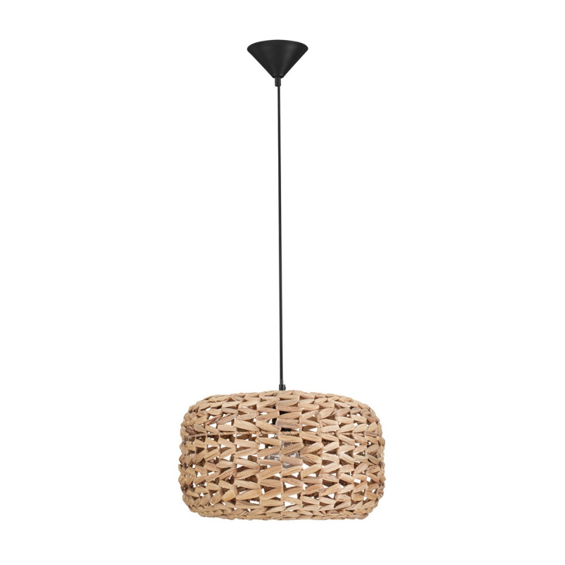 Lampa wisząca boho Nopn | Drewno, trawa morska | Decolab24