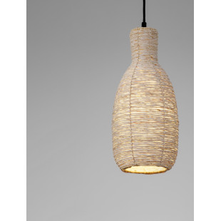 Lampa wisząca boho Nao - sznurkowa, drewno | Decolab24