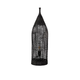 Lampa stołowa boho rattanowa Sanoa - Decolab24