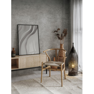 Lampa stołowa boho rattanowa Sanoa - Decolab24