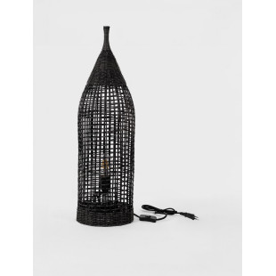 Lampa stołowa boho rattanowa Sanoa - Decolab24