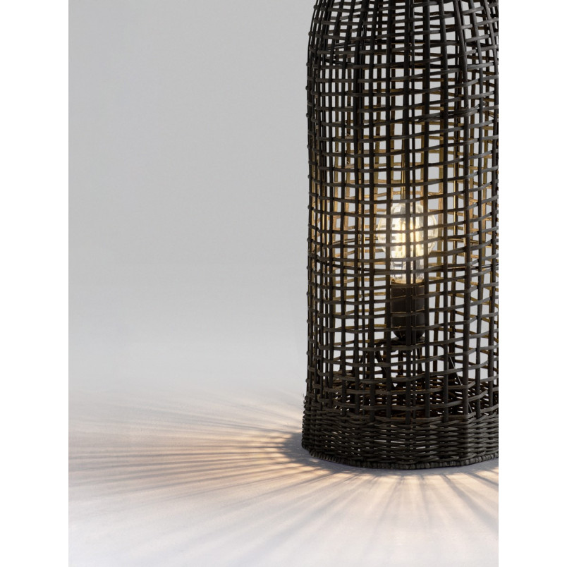 Lampa stołowa boho rattanowa Sanoa - Decolab24