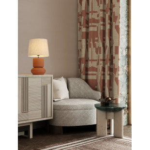 Lampa Mizu beżowa - Stylowa lampa stołowa | Decolab24