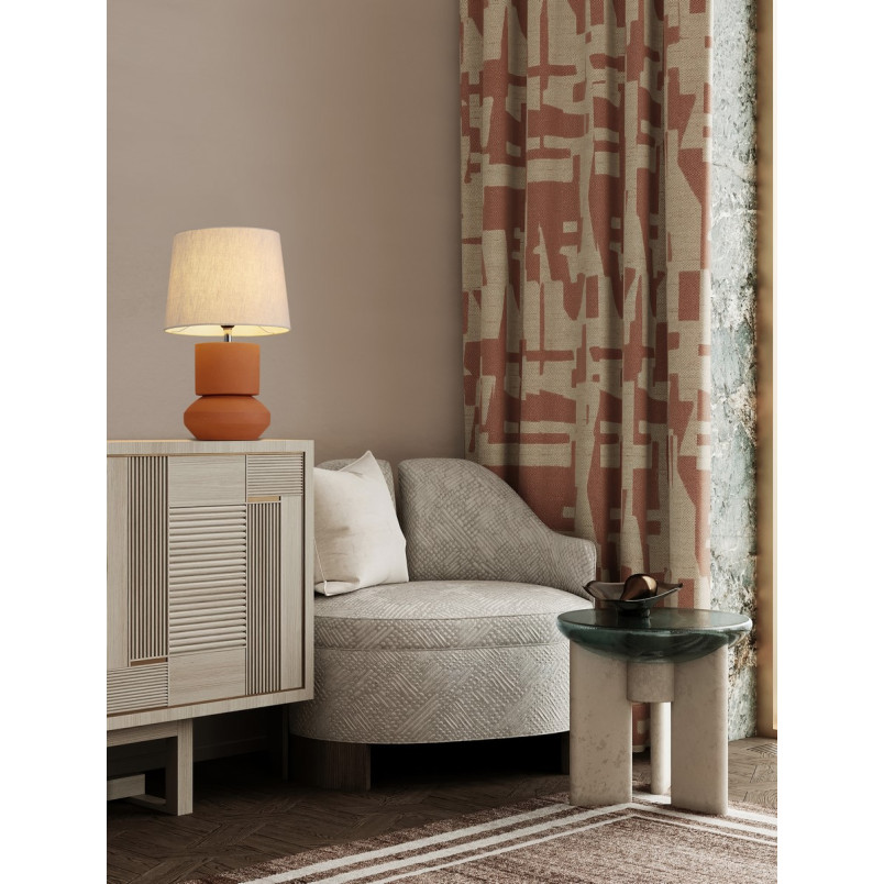 Lampa Mizu beżowa - Stylowa lampa stołowa | Decolab24