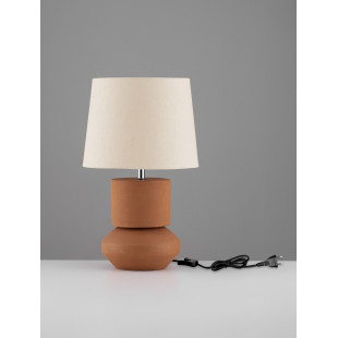 Lampa Mizu beżowa - Stylowa lampa stołowa | Decolab24