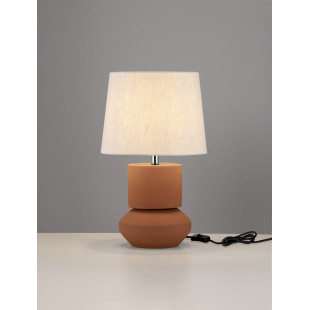 Lampa Mizu beżowa - Stylowa lampa stołowa | Decolab24