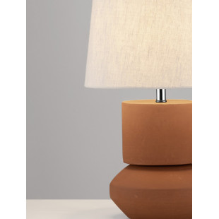 Lampa Mizu beżowa - Stylowa lampa stołowa | Decolab24