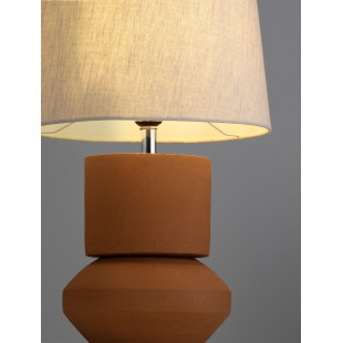 Lampa Mizu beżowa - Stylowa lampa stołowa | Decolab24