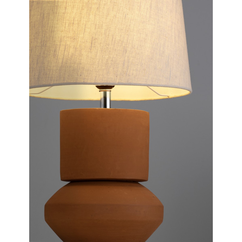 Lampa Mizu beżowa - Stylowa lampa stołowa | Decolab24