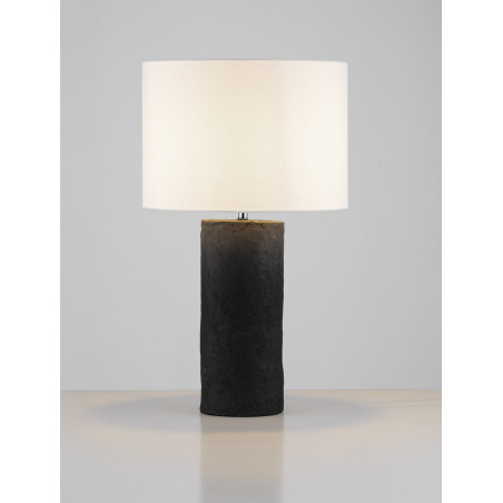 Lampa stołowa Japandi Rorn - Biało-czarna | Decolab24