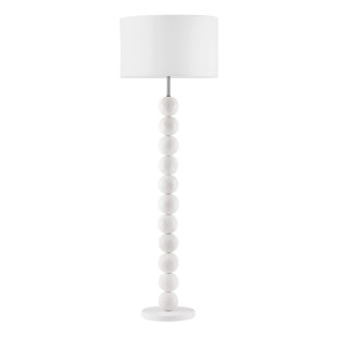 Lampa podłogowa Japandi MOCASHI | Biała, 155cm | Decolab24