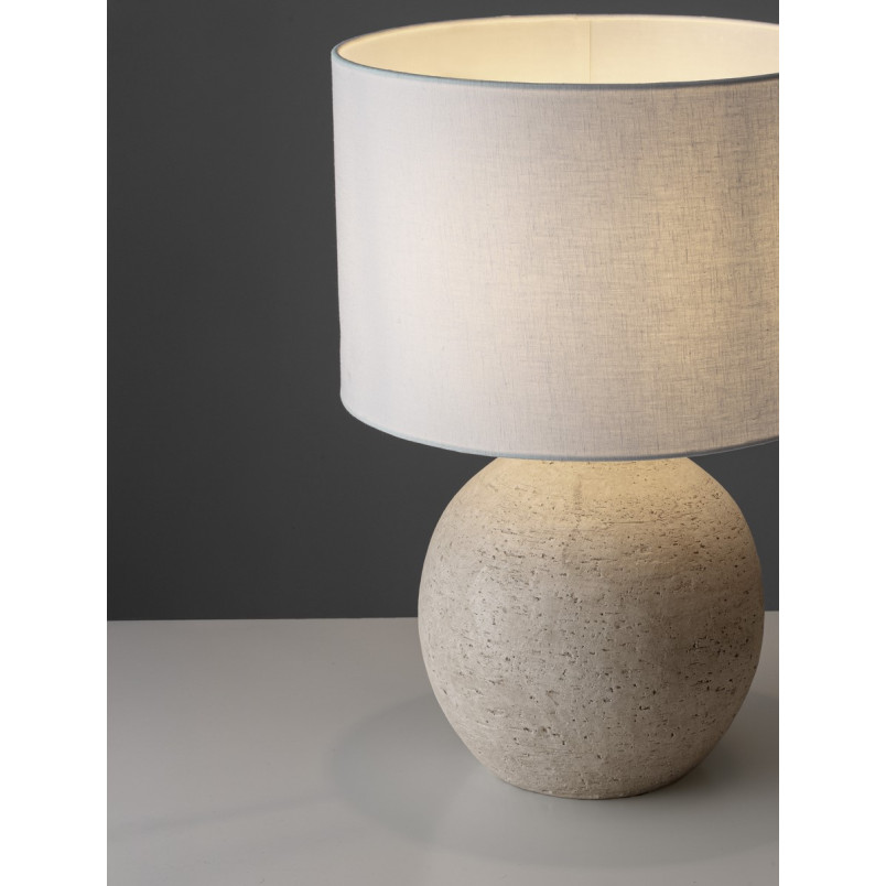 Lampa Japandi Migona: Biało-beżowa, idealna na nocną - Decolab24