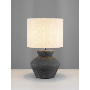 Lampa stołowa Japandi Gampel - Beżowo-szara | Decolab24