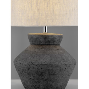 Lampa stołowa Japandi Gampel - Beżowo-szara | Decolab24