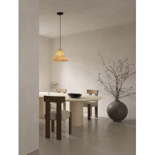 Lampa wisząca drewniana Elysian 30cm | Skandynawski Design