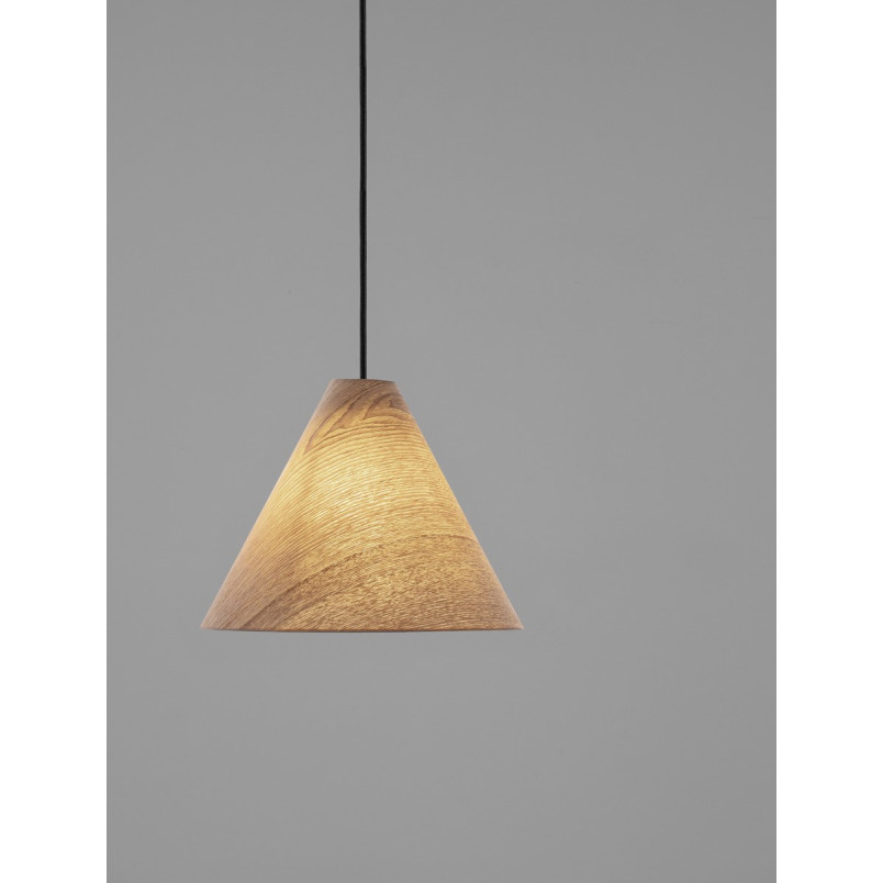 Lampa wisząca drewniana Elysian 30cm | Skandynawski Design