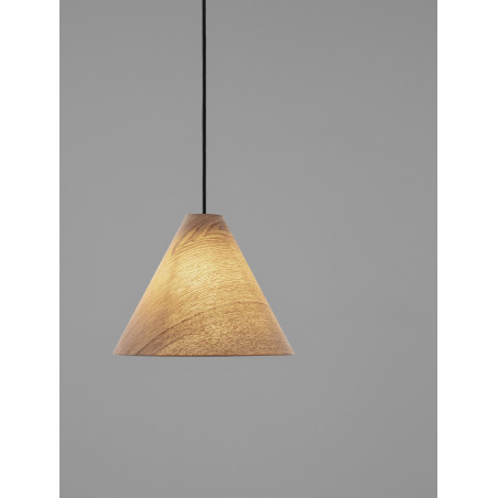 Lampa wisząca drewniana Elysian 30cm | Skandynawski Design