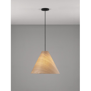Lampa wisząca drewniana Elysian 45cm | Skandynawski design