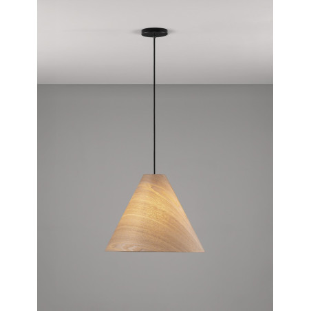 Lampa wisząca drewniana Elysian 45cm | Skandynawski design