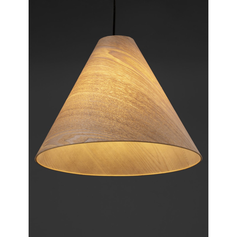 Lampa wisząca drewniana Elysian 45cm | Skandynawski design