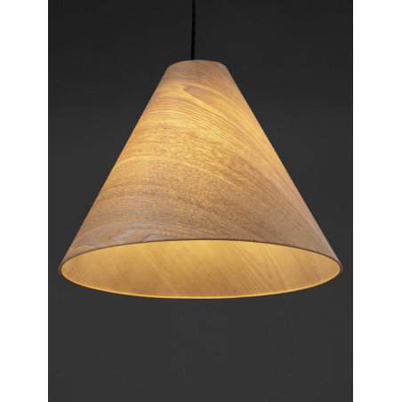 Lampa wisząca drewniana Elysian 45cm | Skandynawski design