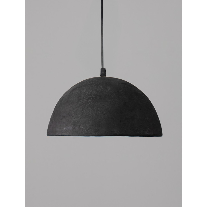 Lampa wisząca japandi czarna Mulcat 32cm | Decolab24