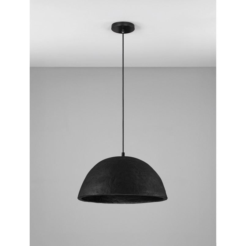 Lampa wisząca Japandi czarna MULCAT - Decolab24