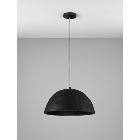 Lampa wisząca Japandi czarna MULCAT - Decolab24