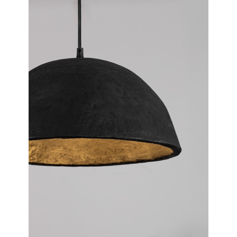 Lampa wisząca Japandi czarna MULCAT - Decolab24