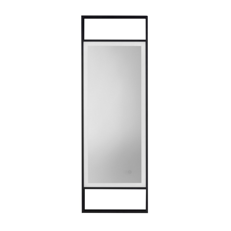 Lustro LED Dolipe 120x40cm - Czarne, Dotyk, IP44 | Decolab24