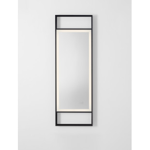 Lustro LED Dolipe 120x40cm - Czarne, Dotyk, IP44 | Decolab24
