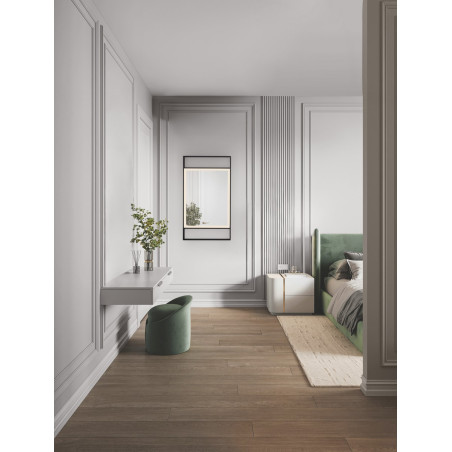 Lustro LED Dolipe 106x60 czarne - Nowoczesny design i funkcjonalność