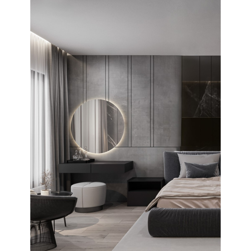 Lustro okrągłe LED 80cm - Decolab24 | Oświetlenie dotykowe