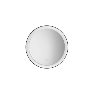 Lustro LED Okrągłe 60cm Czarny | Decolab24