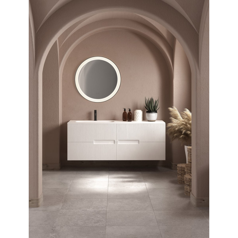 Lustro LED Okrągłe 60cm Czarny | Decolab24