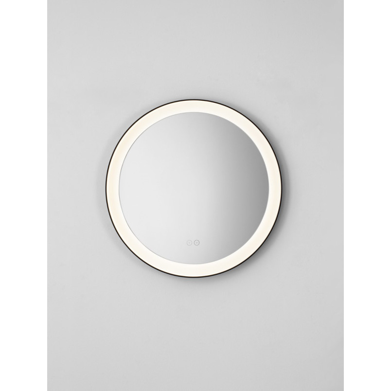 Lustro LED Okrągłe 60cm Czarny | Decolab24