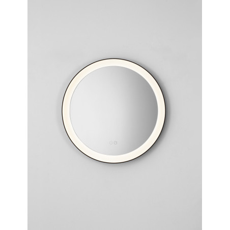 Lustro LED Okrągłe 60cm Czarny | Decolab24