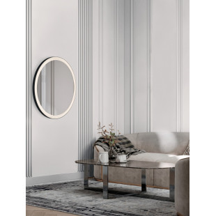 Lustro Łazienkowe Okrągłe LED 80cm - Decolab24