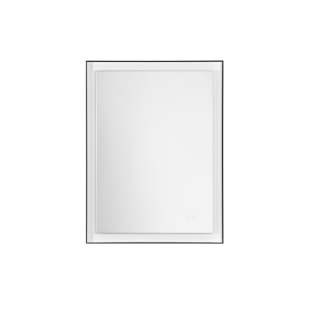 Lustro LED 80x60 czarne do łazienki Dipaca - Decolab24