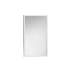Lustro LED 120x70 - Dipaca, czarna rama - Decolab24