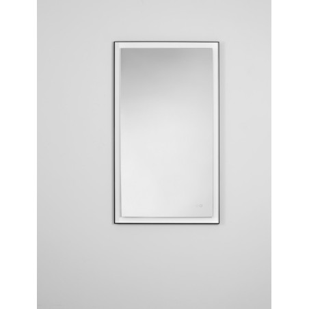 Lustro LED 120x70 - Dipaca, czarna rama - Decolab24