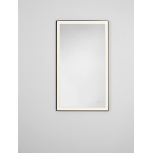 Lustro LED 120x70 - Dipaca, czarna rama - Decolab24